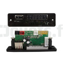 Radio, USB, SD sound module for 12 Volt vehicles