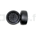 220x85 front wheels for Karting Drift electric 24 Volts