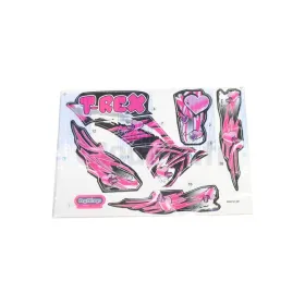 Corral T-REX Roze Peg-Pérego zelfklevende stickers