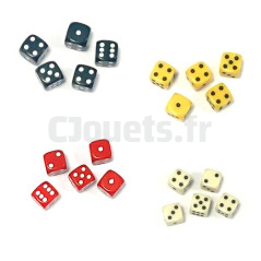 6-sided colored dice set of 5 pieces D/N