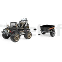 Gaucho XP 4x4 Electric for children 2 places 24 Volts + Peg Perego trailer PEG-PEREGO