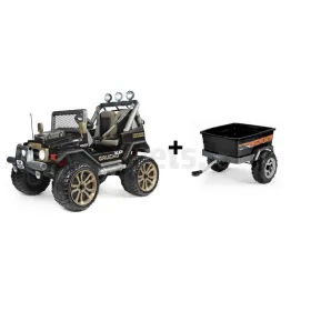 Gaucho XP 4x4 Eléctrico para niños 2 plazas 24 Voltios + remolque ...