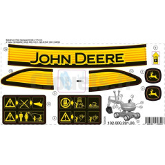 John Deere Rolly Toys RollyDigger Adhesive Decals 10200020100