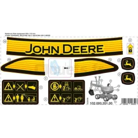 RollyDigger John Deere Rolly Toys decoraciones adhesivas