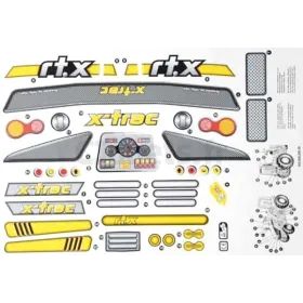 Zelfklevende stickers voor X-Trac Rolly Speelgoed
