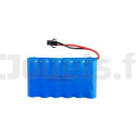 7,2 V 1400 mAh batéria NICD