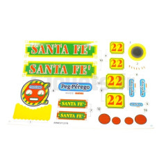 Santa Fe Peg-perego Train Sticker Decors MMEV1270