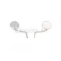Espejo retrovisor derecho Gris para Vespa Gt 12V Peg-pérego