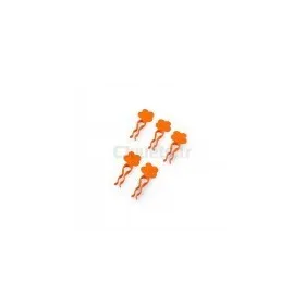 Pinzas de la ropa naranjas x5 Smoby