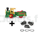 Train Santa Fe 6 Volts Electrique pour enfant Peg-Pérego avec 1kit rails PEG-PEREGO