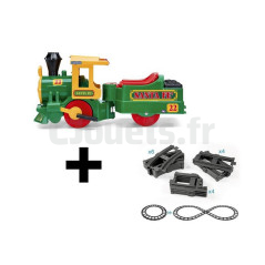 Train Santa Fe 6 Volts Electrique pour enfant Peg-Pérego avec 1kit rails ED1071/IAGI0001