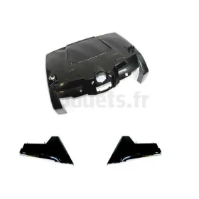 Zwarte kap en paneelkit voor Polaris Ranger RZR 24 Volt Peg-Pérego