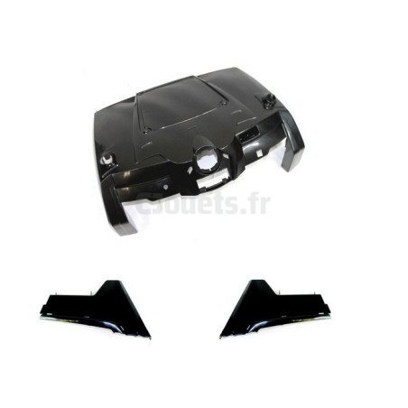 Kit Capot et panneaux Noir pour Polaris Ranger RZR 24 Volts Peg-Pérego