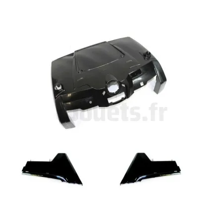 Zwarte kap en paneelkit voor Polaris Ranger RZR 24 Volt Peg-Pérego