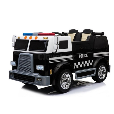 Electric Police Truck For children, 2 places, 12 Volts with parental remote control C-POLICE