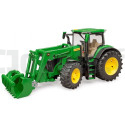 TRACTEUR JOHN DEERE 7R 350 AVEC FOURCHE BRUDER