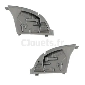 Tapas de motor izquierda y derecha Gris John Deere Ground Force/Loader 1...