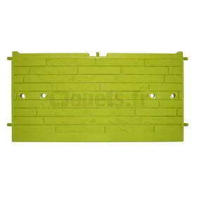 Muro de piedra verde para Maison Smoby