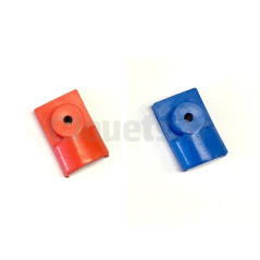 Protections bleu et rouge pour batterie P/BR