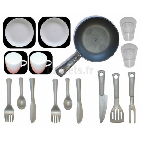 Smoby kitchen tableware set