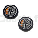 EVA front wheels for Mercedes CLA45 12 Volts