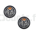 EVA rear wheels for Mercedes CLA45 12 Volts