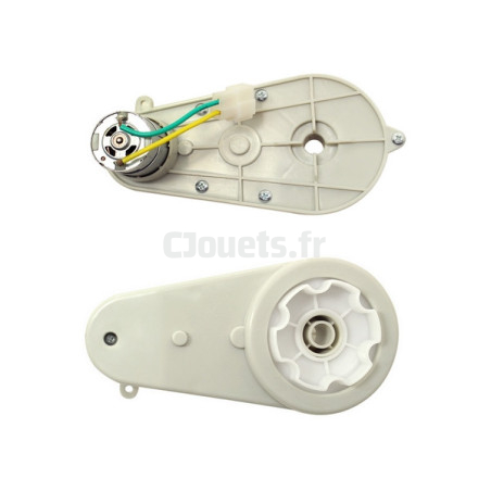 Motor + linkes Getriebe für 12-Volt-Kinder-Elektrotraktor ZP10005