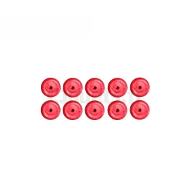 10 rode plastic tellers voor Smoby tafelvoetbal