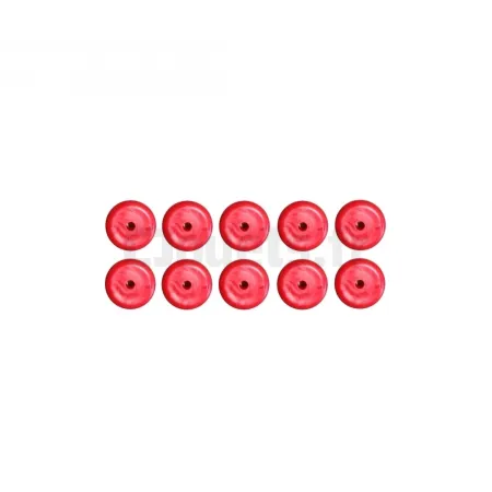 10 rode plastic tellers voor Smoby tafelvoetbal