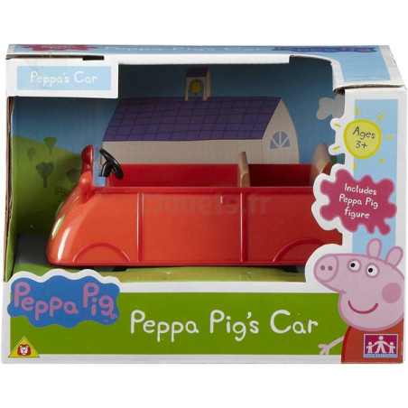 La Voiture Rouge de Papa avec figurine Peppa Pig