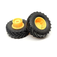 Roues avant jumelés pour Siku Control john Deere 6735/6736 SK7072