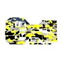 Kit décors adhésifs camouflage jaune mat pour Gaucho et Superpower PEG-PEREGO