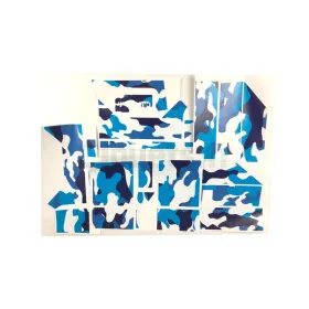 Kit de calcas de camuflaje azul mate para Gaucho y Superpower