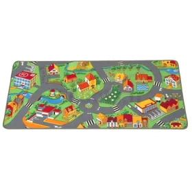 Tapis de jeu circuit la ville 95 x 200 cm