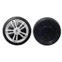 Rubberen achterwielen voor BMW X6 M Elektrisch kind 12 Volt