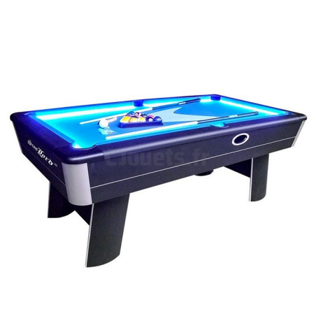 Billard sur pieds avec éclairage Led