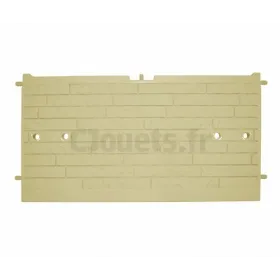 Muro de piedra beige para casa Smoby