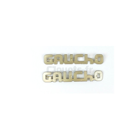 Logo couleur magnesium pour Gaucho Rockin Peg-Pérego