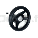 Steering wheel with horn for RZR 900 and GAUCHO XP Peg-Pérego SAGI3786NGR PEG-PEREGO