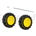 John Deere Ground Force/Loader 12V Peg-Pérego axle and 2 rear wheel kit PEG-PEREGO