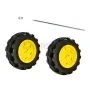 Kit roues arrière avec axe de roues John Deere Ground Force/Loader 12V Peg-Pérego PEG-PEREGO