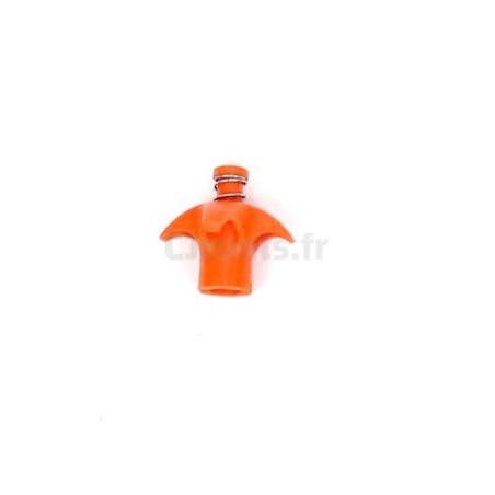 Orange Haken für Gaucho Rockin Peg-Pérego Haube