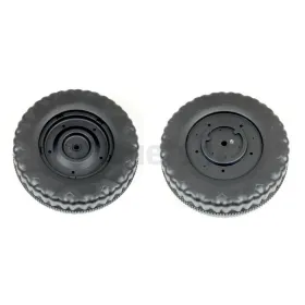 Plastic voorwielen met rubberen middenband voor Rider 6x6...