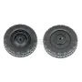 Roues avant plastique avec bande centrale caoutchouc pour Rider 6x6-6x4