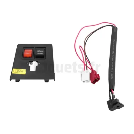 Bedieningspaneel met laadaansluiting voor Rider 6x6-6x4