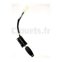 Interrupteur à clé 2 ou 3 positions 12 / 24 Volts universel FR100