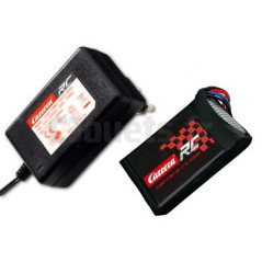 7,4 V 1000 mAH LiPo batéria + 8,6 V 1000 mA nabíjačka Carrera RC 80...