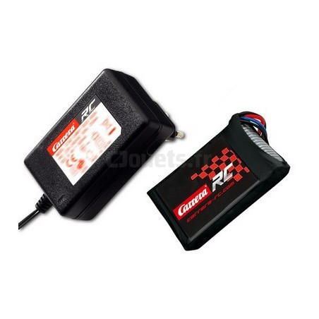 Batterie LiPo 7,4 V 1000 mAH + chargeur 8,6 V 1000 mA Carrera RC 800018