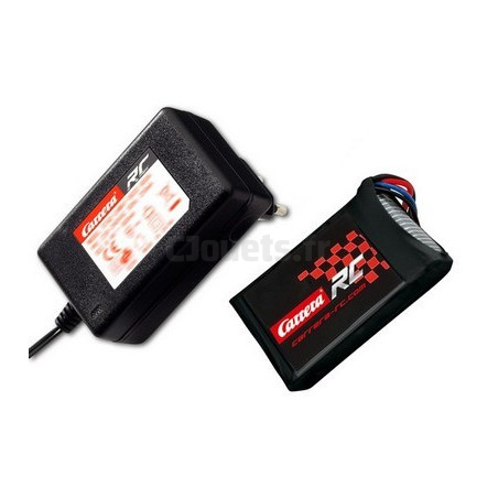 7,4 V 1000 mAH LiPo batéria + 8,6 V 1000 mA nabíjačka Carrera RC 80...