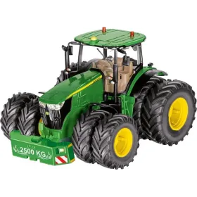 John Deere 7290R trekker met Siku 6735 dubbele wielen